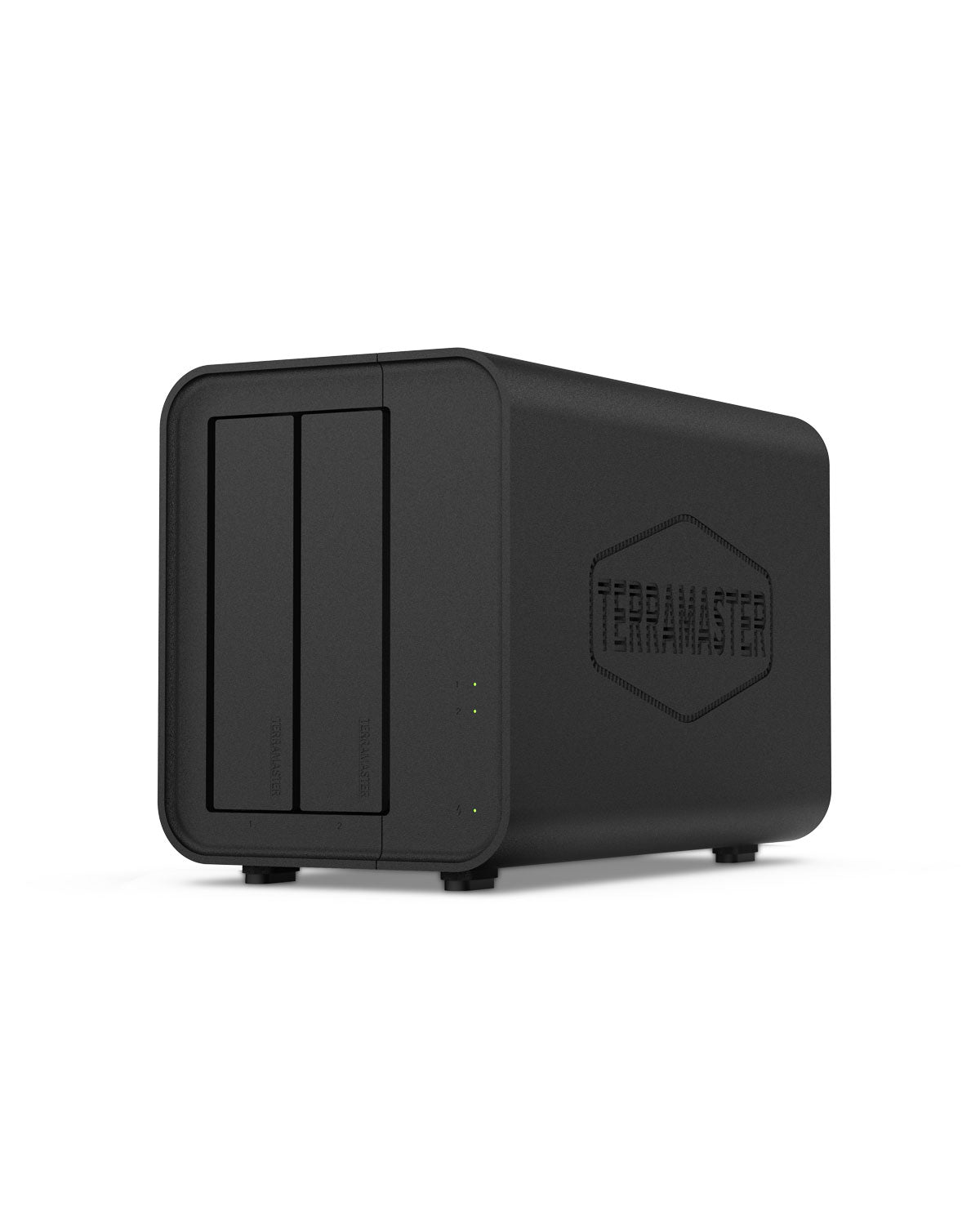 TERRAMASTER D2-320 USB RAID 外壳 - USB 3.2 Gen 2 10Gbps Type C 2Bay RAID 存储支持 RAID 0、1、单盘、JBOD(无盘)