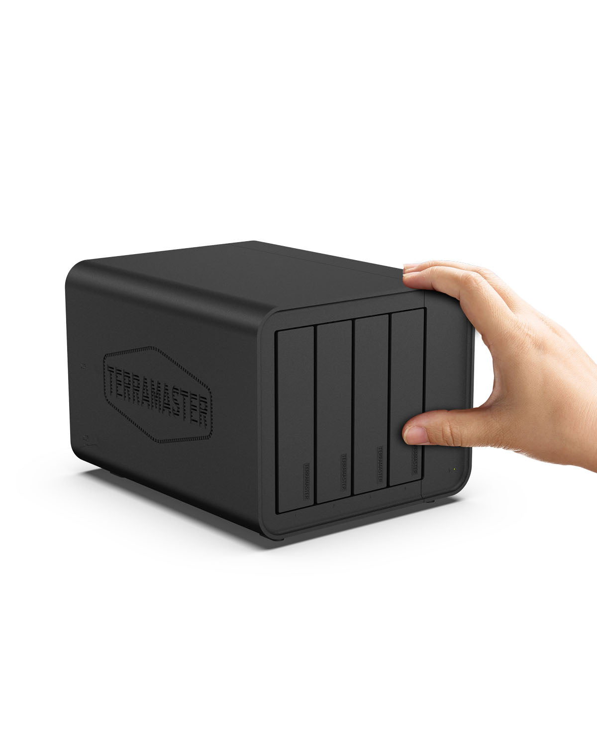 TERRAMASTER F4-424 Max NAS 存储 - 4Bay Core i5 1235U 10 核 12 线程、8GB DDR5 RAM、双 10GbE 端口、网络附加存储峰值性能,适用于企业(无盘)