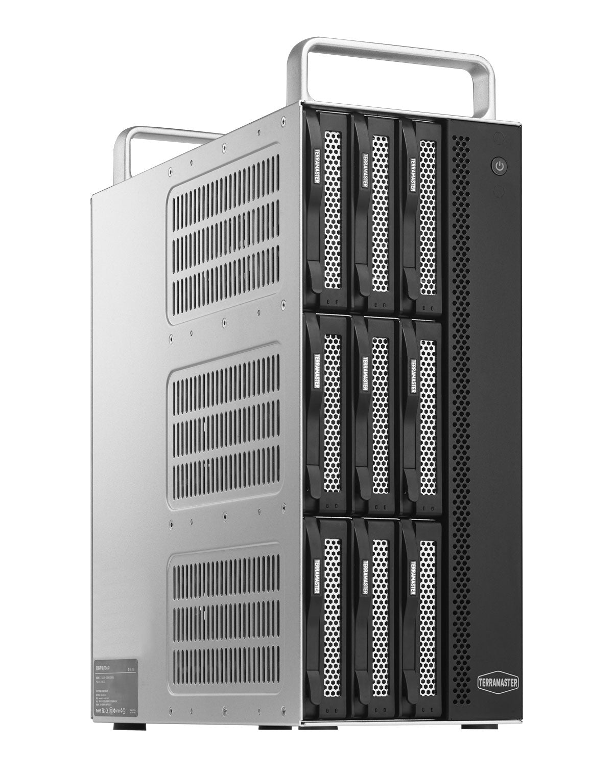 TERRAMASTER D8-332 8bay Thunderbolt 3 RAID 存储最紧凑的专业级 8-Bay 塔式 Thunderbolt3 硬件 RAID 外壳支持 RAID 0/1/5/10/JBOD 外部硬盘 RAID 存储(无盘)