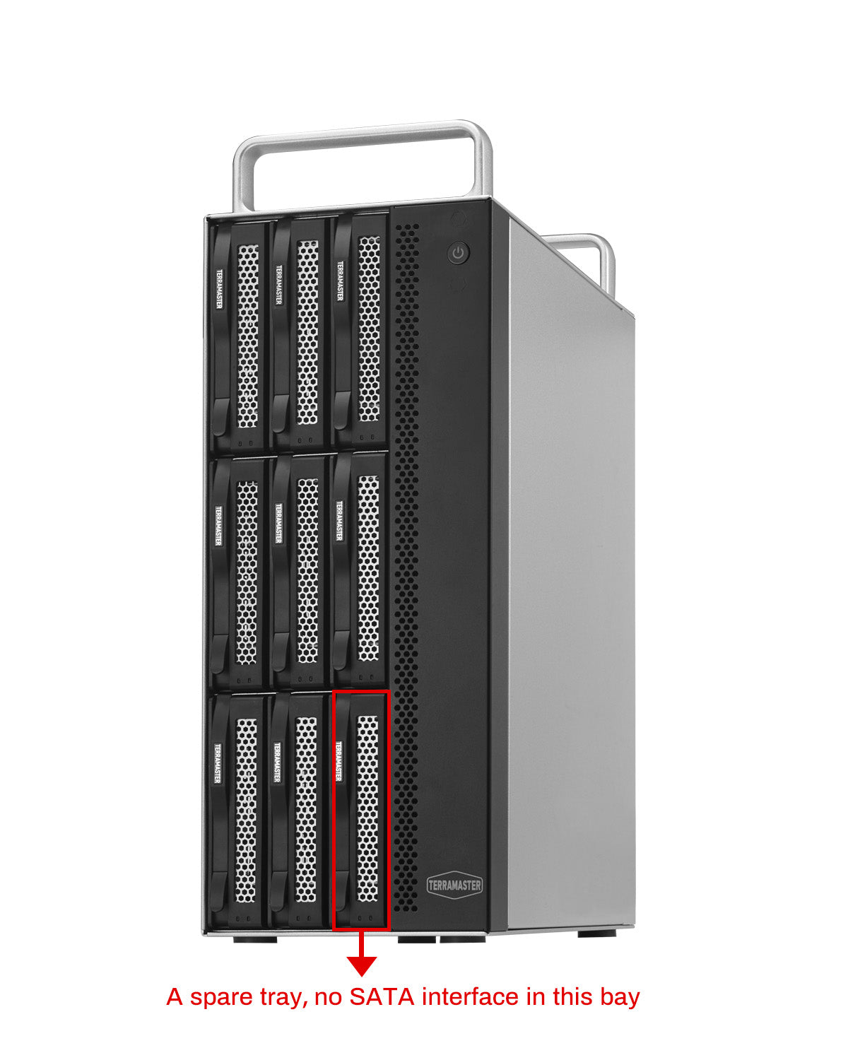 TERRAMASTER D8-332 8bay Thunderbolt 3 RAID 存储最紧凑的专业级 8-Bay 塔式 Thunderbolt3 硬件 RAID 外壳支持 RAID 0/1/5/10/JBOD 外部硬盘 RAID 存储(无盘)