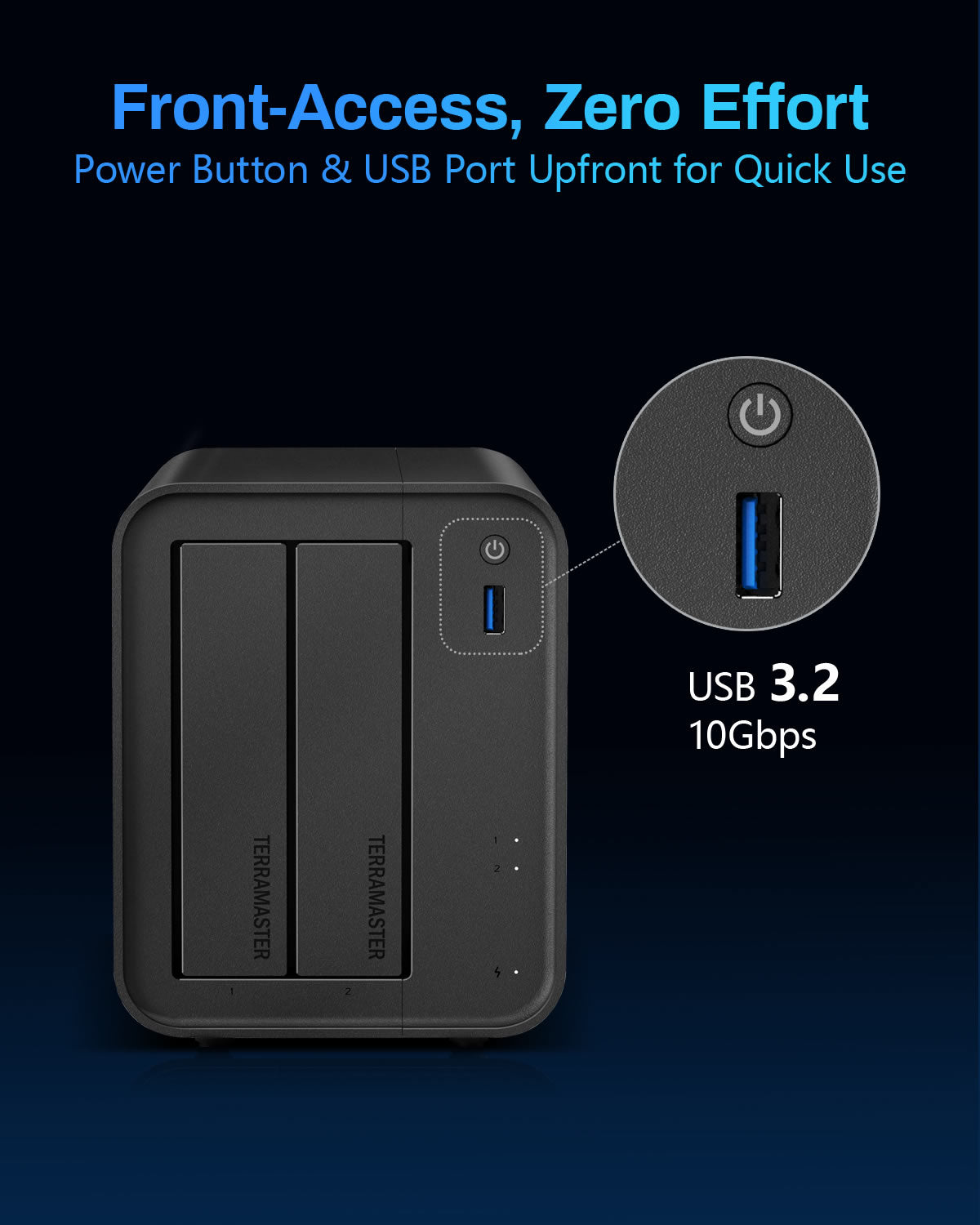TERRAMASTER F2-425 NAS Storage