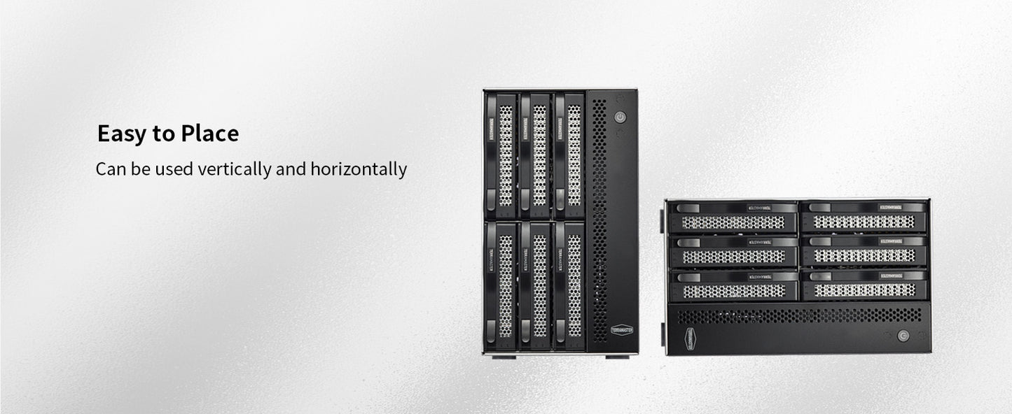 TERRAMASTER D6-320 外置硬盘盒 - USB 3.2 Gen2 10Gbps Type-C HDD 存储热插拔即插即用（无盘） 