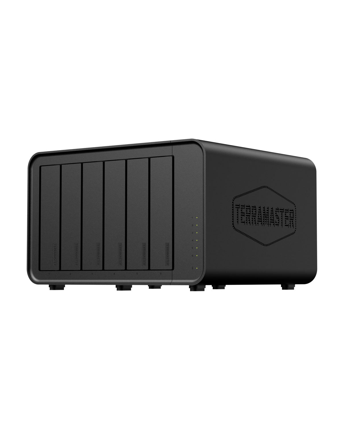 TERRAMASTER F6-424 NAS 存储 6Bay – N95 四核 CPU，8GB DDR5 RAM，双 2.5GbE 端口，高性能网络附加存储（无盘）
