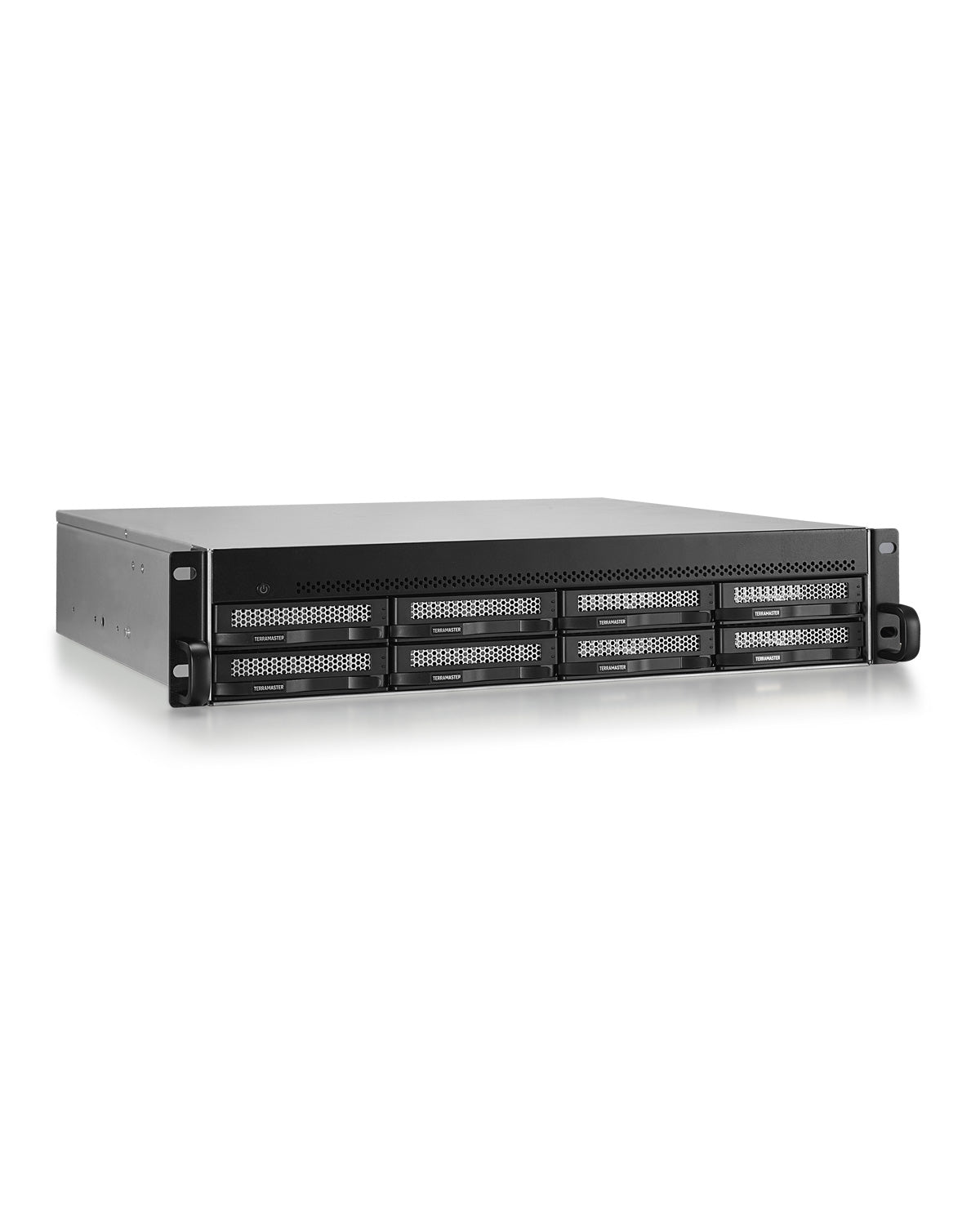TERRAMASTER U8-500 Plus NAS 存储 - 8Bay Core i7 1255U 10 核 12 线程 CPU、16GB DDR5 RAM、双 10GbE 端口、2U 机架式网络附加存储，为企业提供最佳性能（无盘）