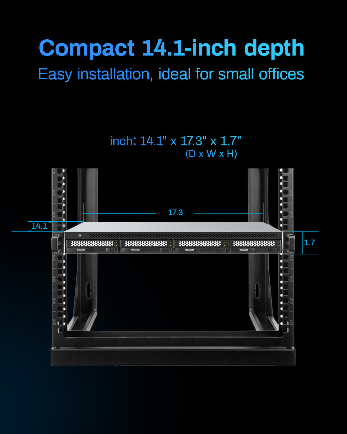 TERRAMASTER U4-500 NAS Storage