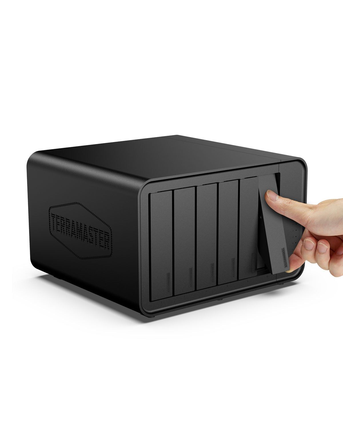 TERRAMASTER F6-424 NAS 存储 6Bay – N95 四核 CPU，8GB DDR5 RAM，双 2.5GbE 端口，高性能网络附加存储（无盘）