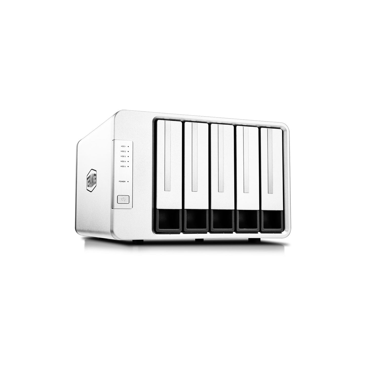 TERRAMASTER D5-310 硬盘盒 5Bay 硬件 Raid 支持 RAID 5、0、1、10、单个、USB 3.1 Type C 直接连接存储备份软件（无盘）