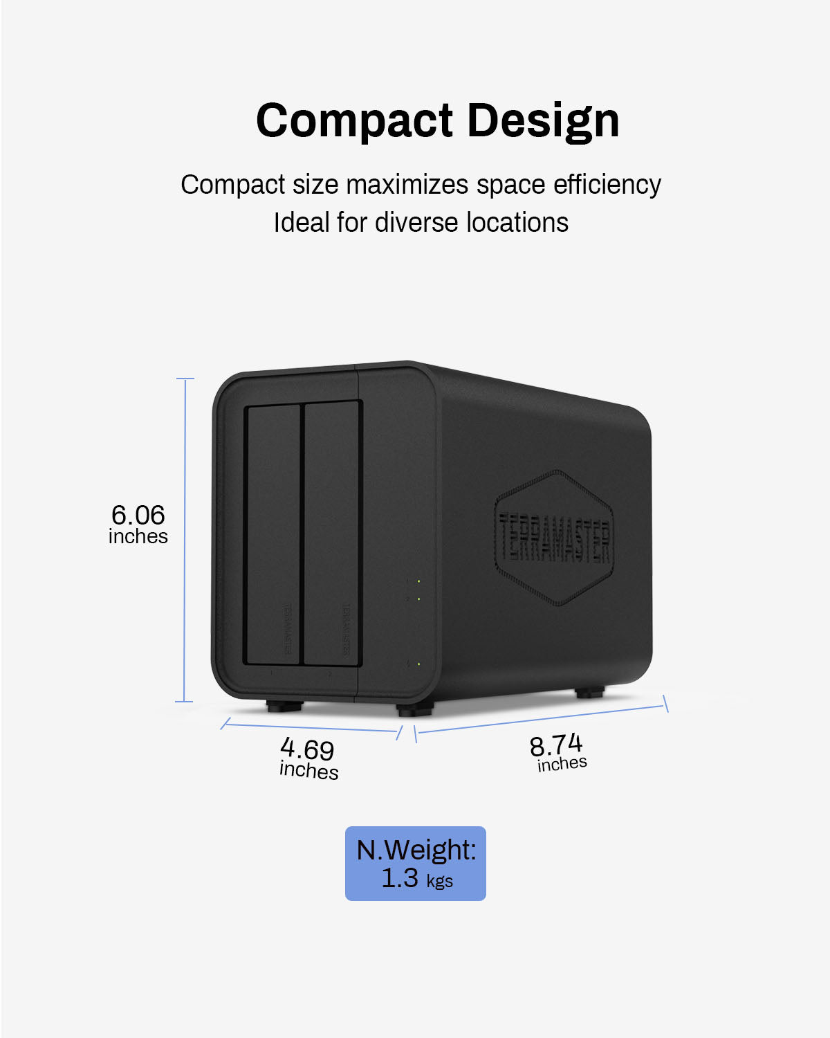 TERRAMASTER D5 Hybrid HDD NVMe SSD Enclosure