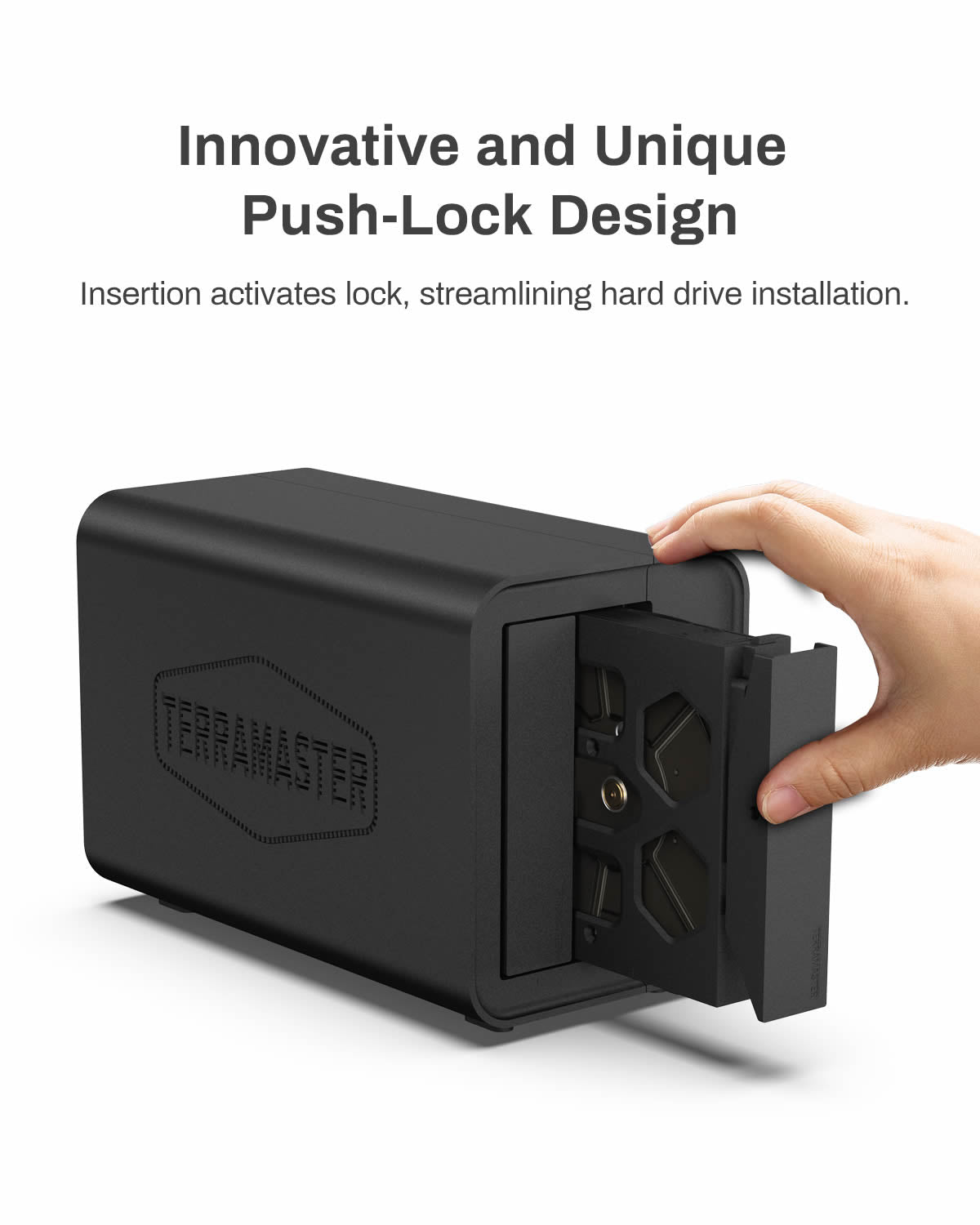 TERRAMASTER D5 Hybrid HDD NVMe SSD Enclosure