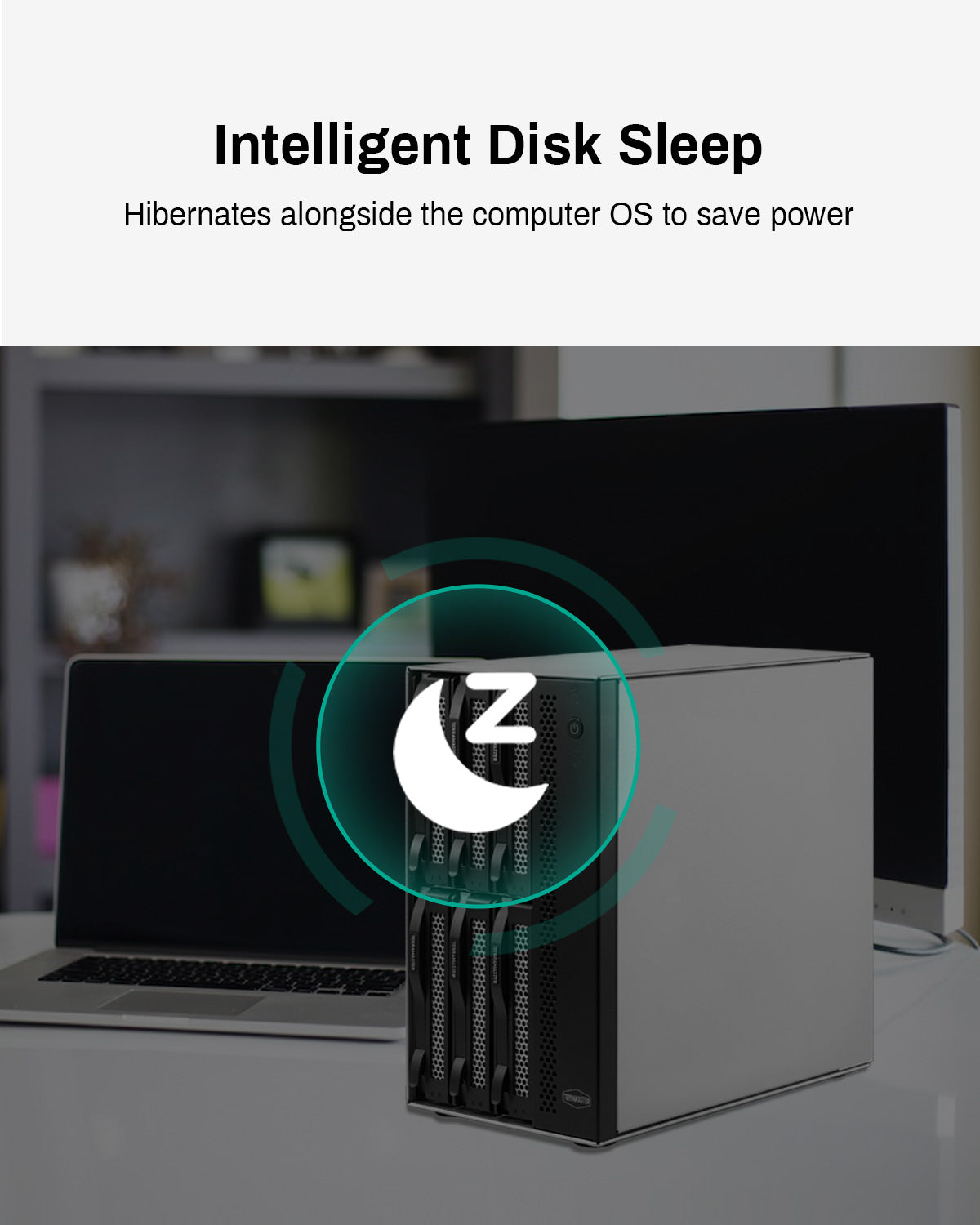 TERRAMASTER D6-320 外置硬盘盒 - USB 3.2 Gen2 10Gbps Type-C HDD 存储热插拔即插即用（无盘） 