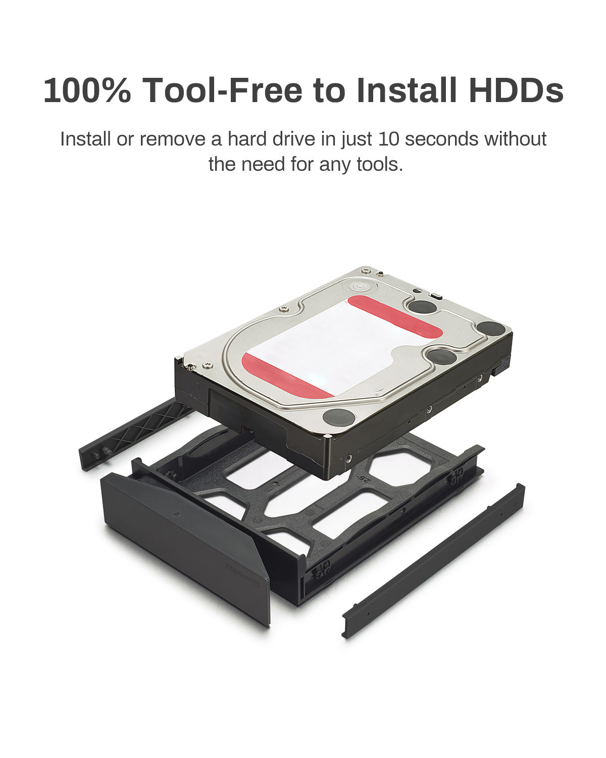 D8 하이브리드 HDD NVMe 인클로저 USB 3.2 Gen 2 10Gbps