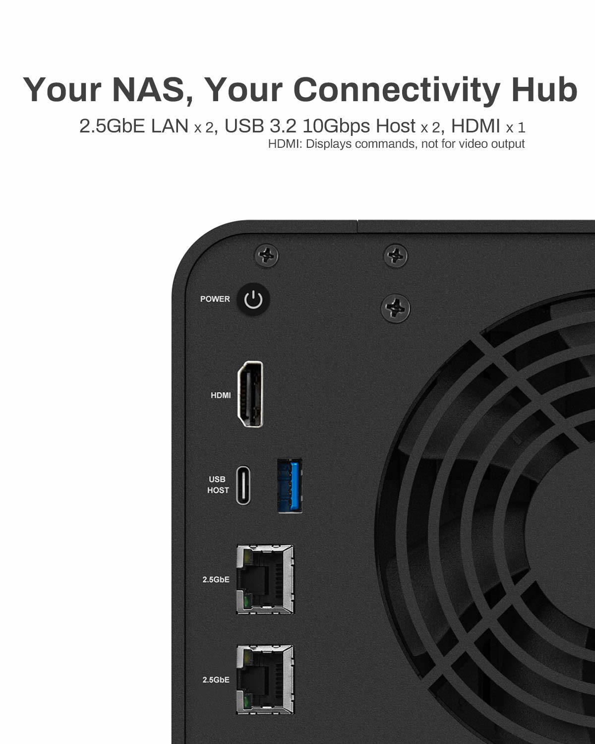 TERRAMASTER F4-424 NAS 4Bay – Intel N95 四核 CPU，8GB DDR5，2.5GbE LAN x 2，高性能网络附加存储（无盘）