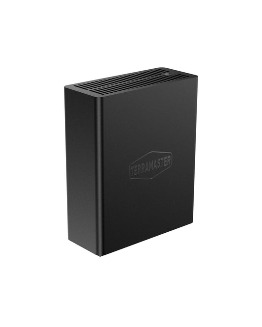 TERRAMASTER F8 SSD NAS 存储 - 8Bay 全 SSD NAS 服务器 N95 四核 CPU、8GB DDR5 RAM、10GbE 端口、掌上型强大网络附加存储（无盘）