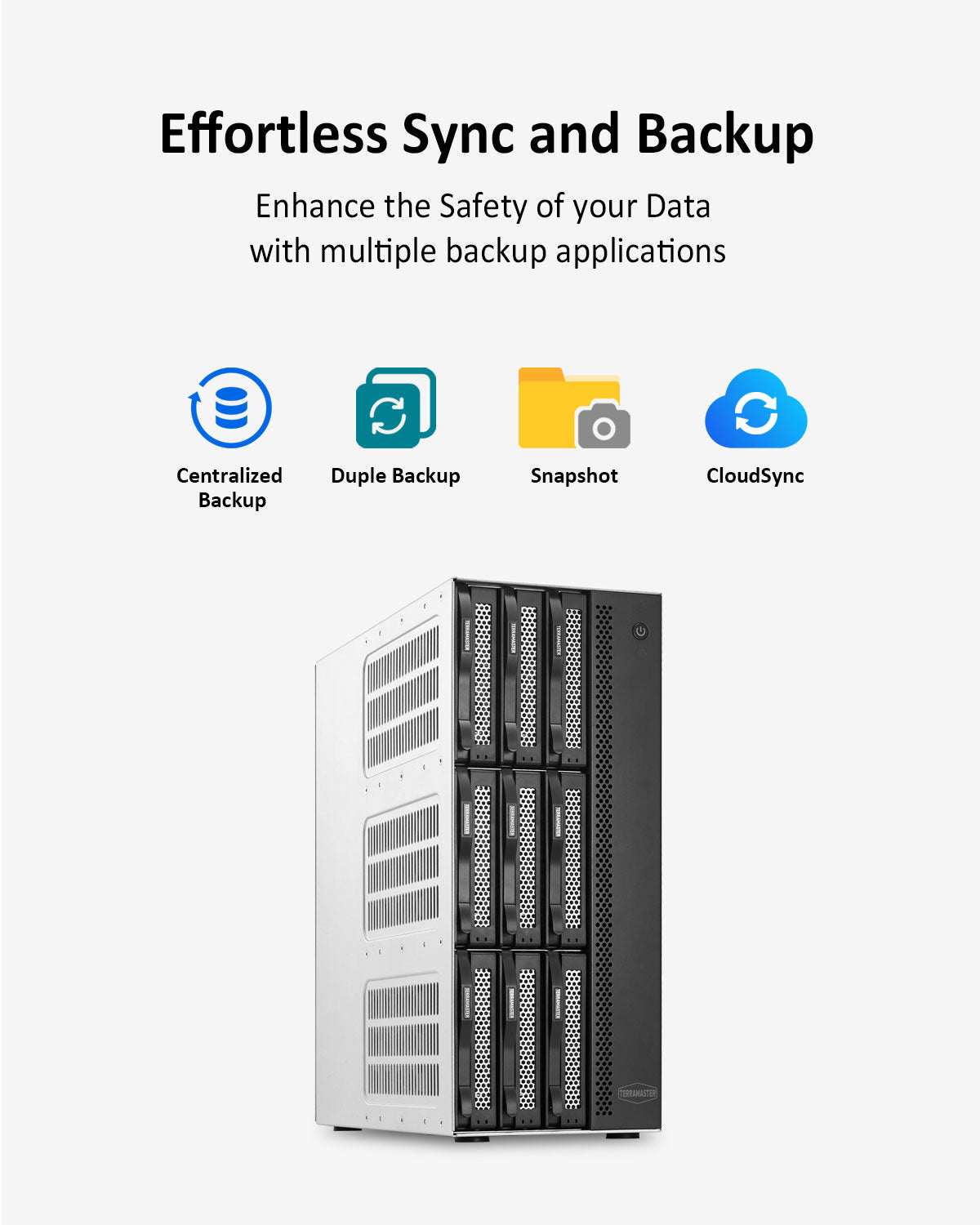 T9-423 9베이 2.5GbE NAS 스토리지