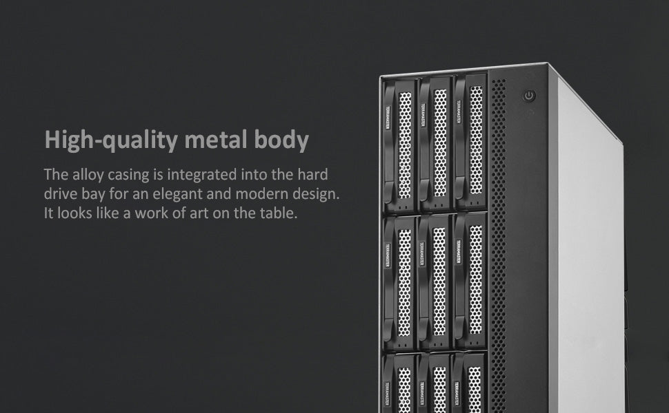 T9-423 9베이 2.5GbE NAS 스토리지