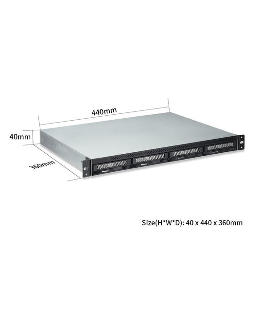 TerraMaster U4-423 4bay Short Depth Rackmount 2.GbE NAS