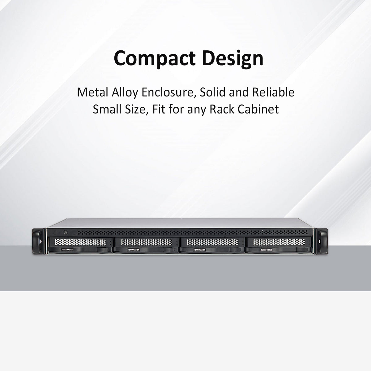 TerraMaster U4-423 4bay Short Depth Rackmount 2.GbE NAS